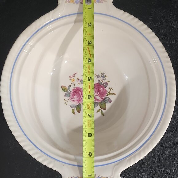 Vintage 1930s 40s Johnson Brothers Windsor, Ware England Floral Bouquet Serving - Picture 5 of 10